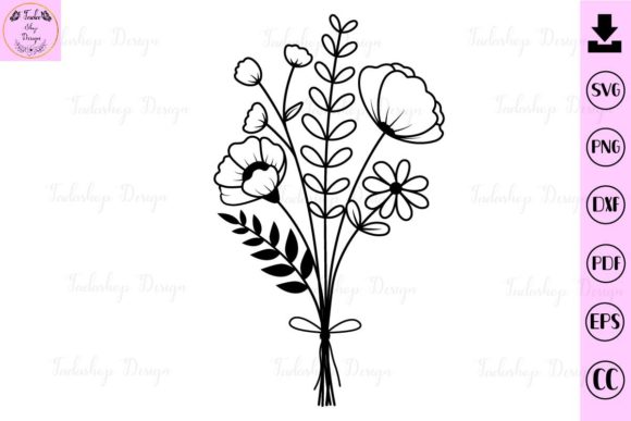 Flower, Flower Bouquet SVG