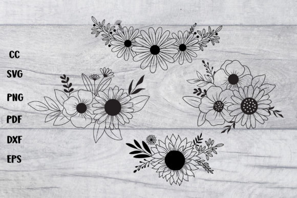 Flower SVG, Floral Bundle SVG