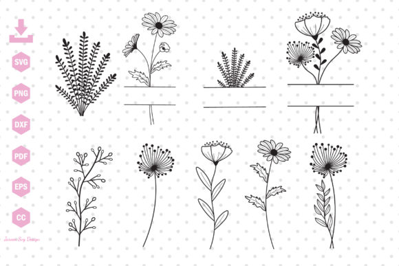 Flower SVG Flower Bundle Design