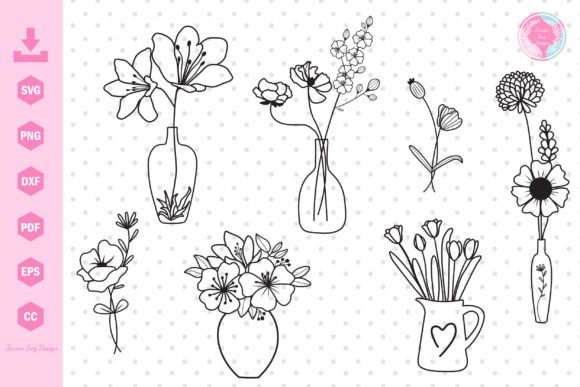 Flower SVG, Flower Bundle SVG