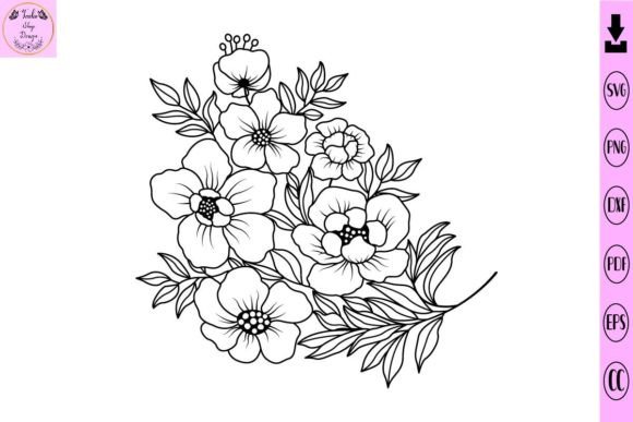 Flower SVG Flowers Bouquet SVG