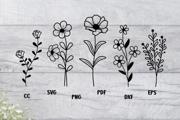 Flower SVG Wildflower SVG