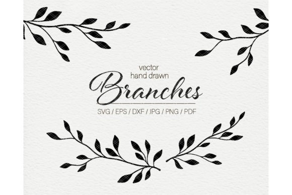 Laser Cut Branch Vector File Laser Cut