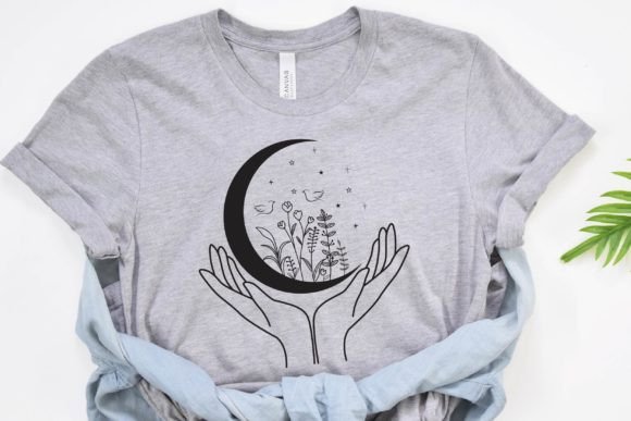 Moon: A Thoughtful Floral Embroidery Design for Real Projects