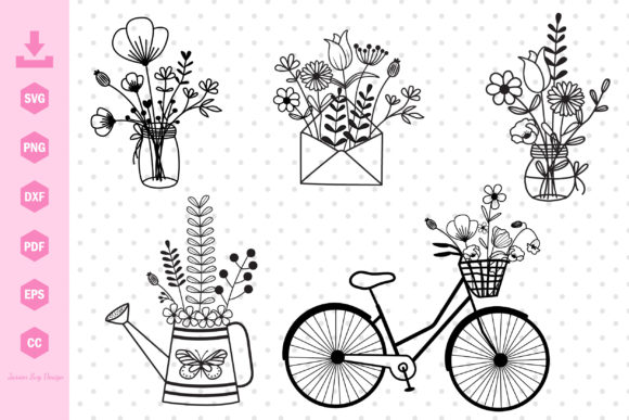 Wildflower SVG Flower Bundle